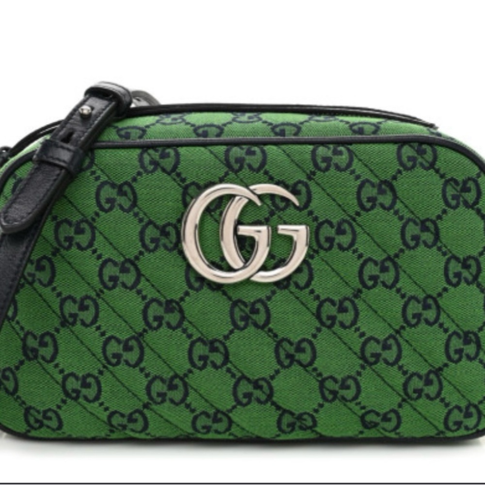 Gucci Green GG Patterned Women's Bag